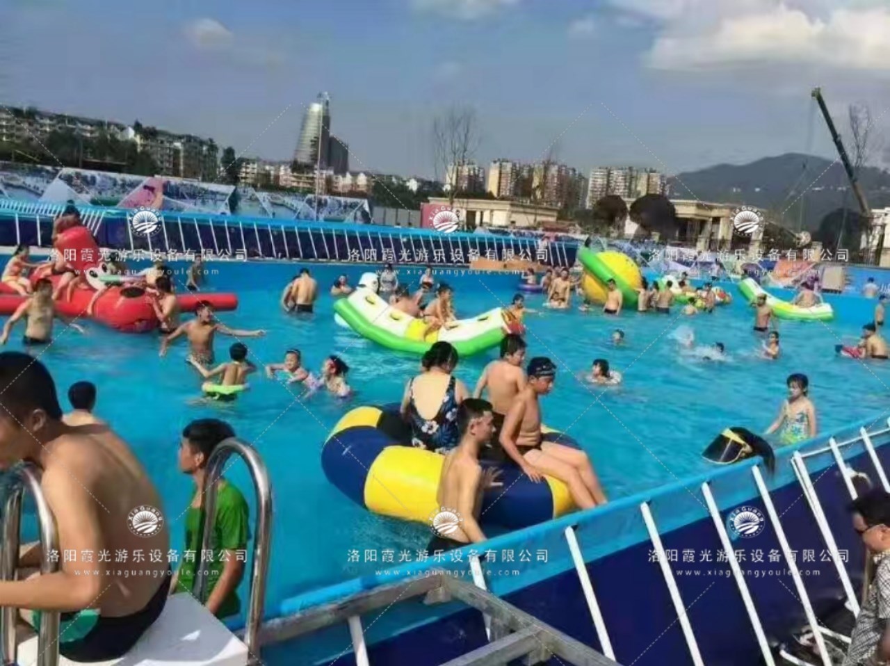房山水上乐园支架泳池